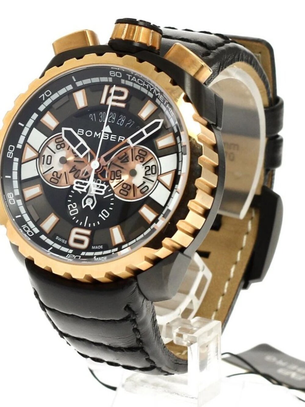 BOMBERG BOLT-68 BS45CHPPKBA.050-1.3 Chronograph Date Quartz Men's Watch_881545